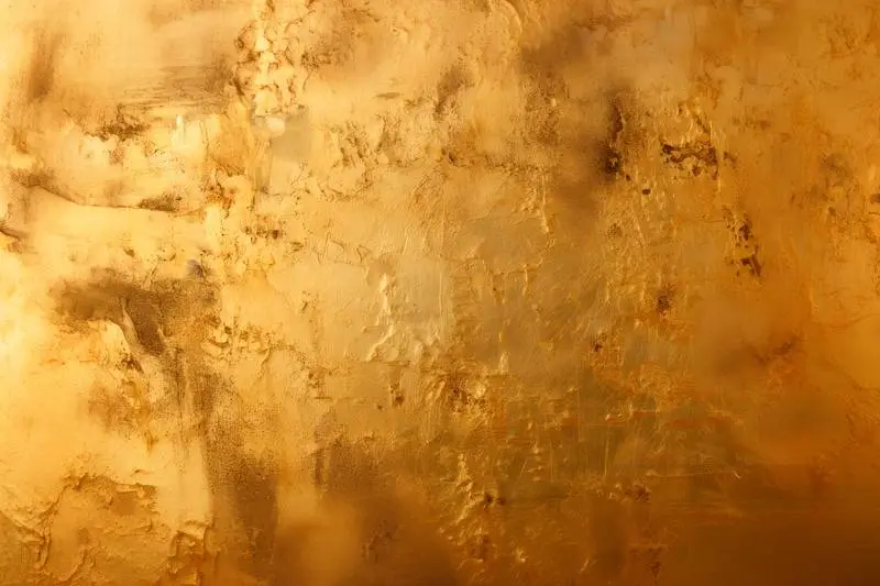 Golden Scratched Foil Texture