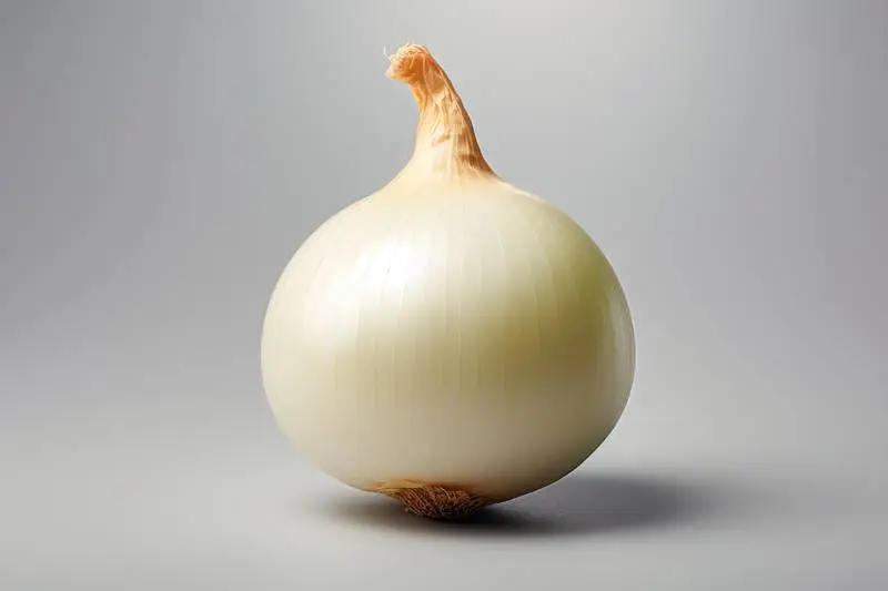 Realistic Image of a Sweet Onion on a Colourful Background