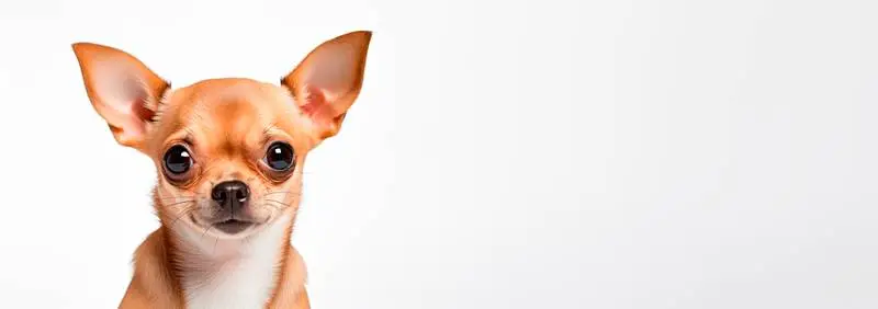 Image of a Chihuahua on a White Banner