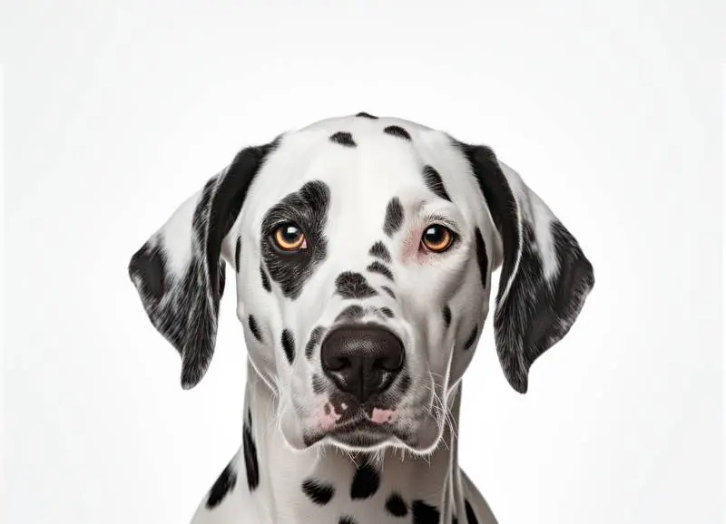 High-Resolution Photo of a Dalmatian Isolated on a White Background