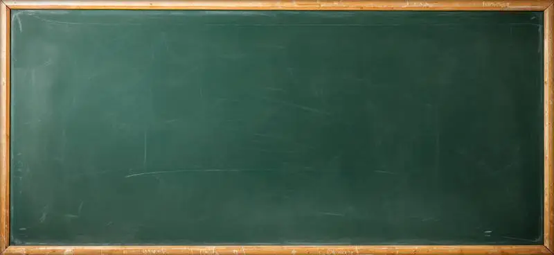 Realistic Green School Blackboard Image