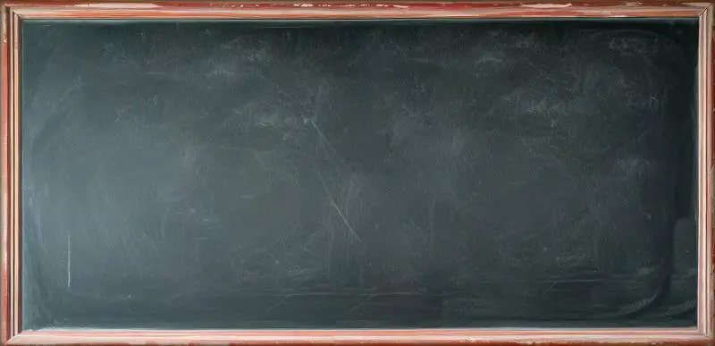 Image of a Black Grunge Antique Blackboard