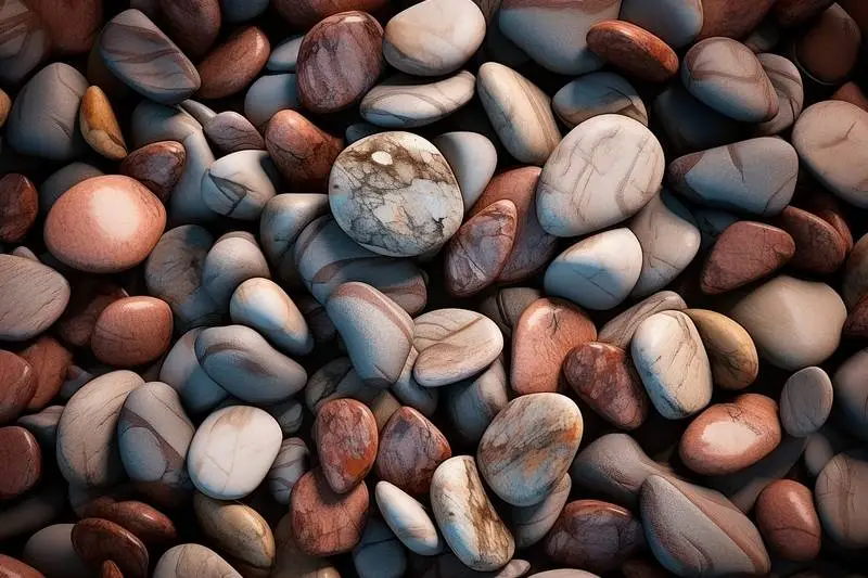 Photo of Rounded River Pebbles