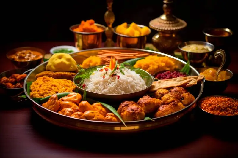 Photo of a Traditional Indian Food Dish to Celebrate Diwali