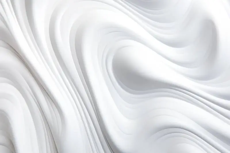 Realistic Photography of a Beautiful Waving White Texture