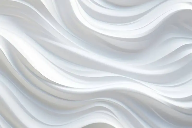 Realistic Photo of a Beautiful Waving White Texture