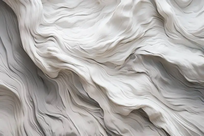 Realistic Texture of a Beautiful Carved-Out White Rock