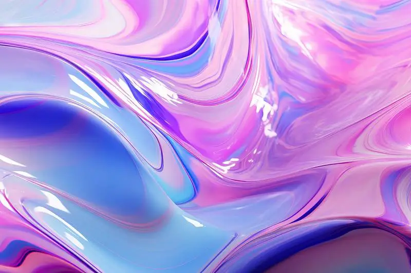 Iridescent Liquid Texture Background