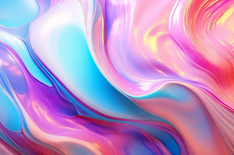 Background of an Iridescent Paint Texture