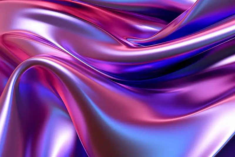Texture of a Metallic Iridescent Fabric
