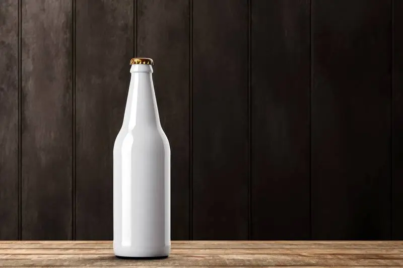 Photography of a Blank Beer Bottle