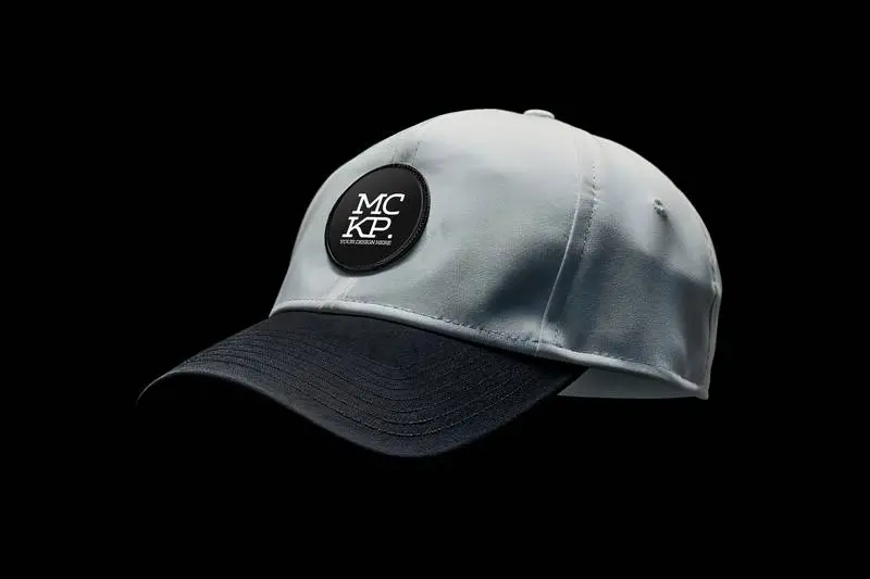 Mockup of Logo on a Black Sports Cap