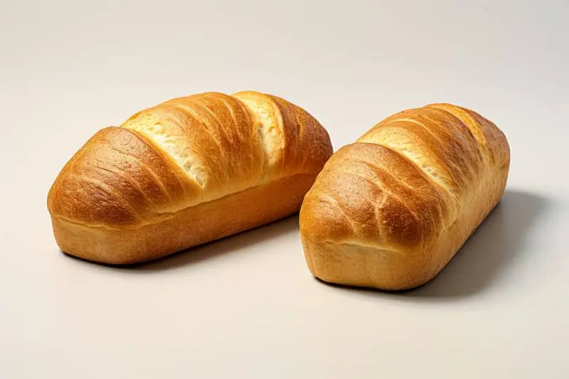 Photo of Buns of Japanese Bread on Light Background
