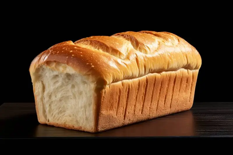 Photo of Homemade Milk Bread on Black Background