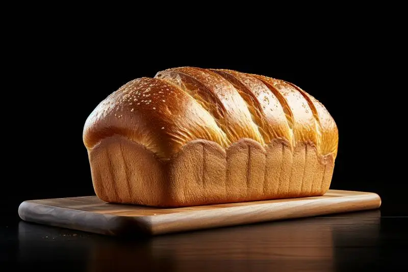 Photo of Homemade Steamed Bread on Black Background