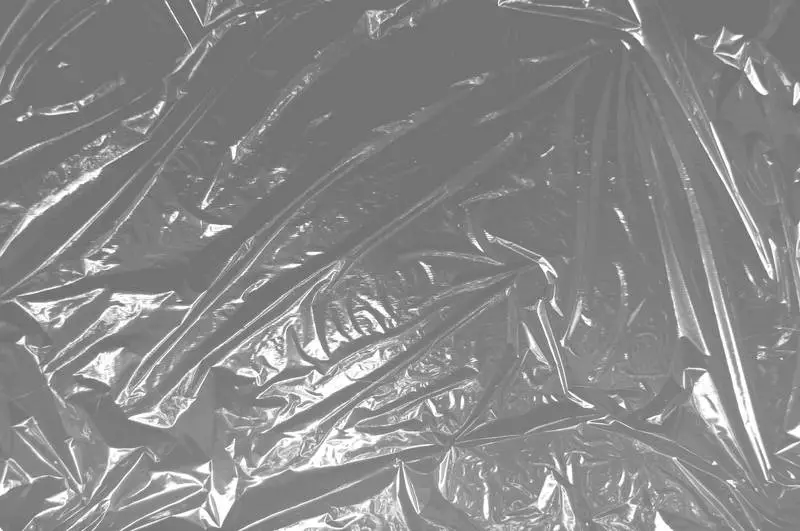 Transparent Plastic Texture Over Transparent Background