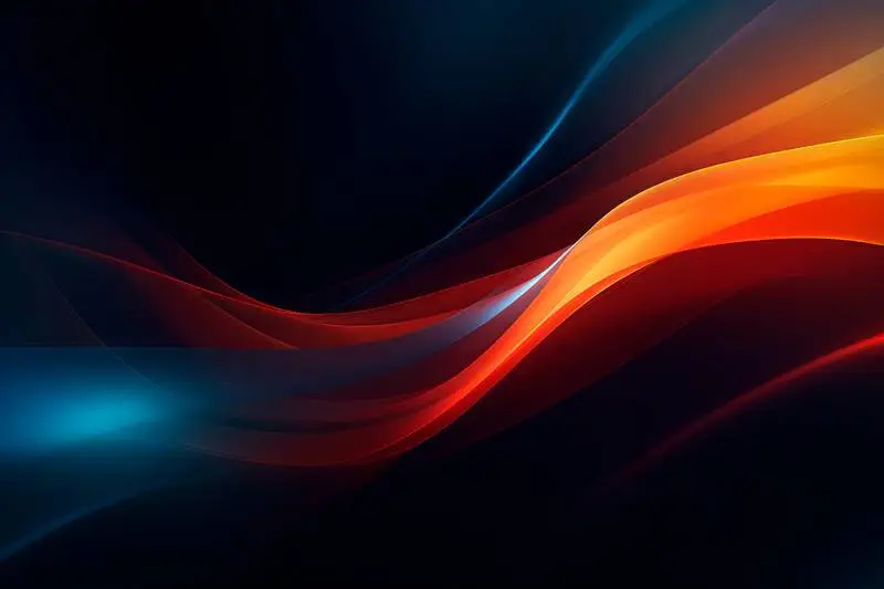 Soft Waving Lines Abstract Background
