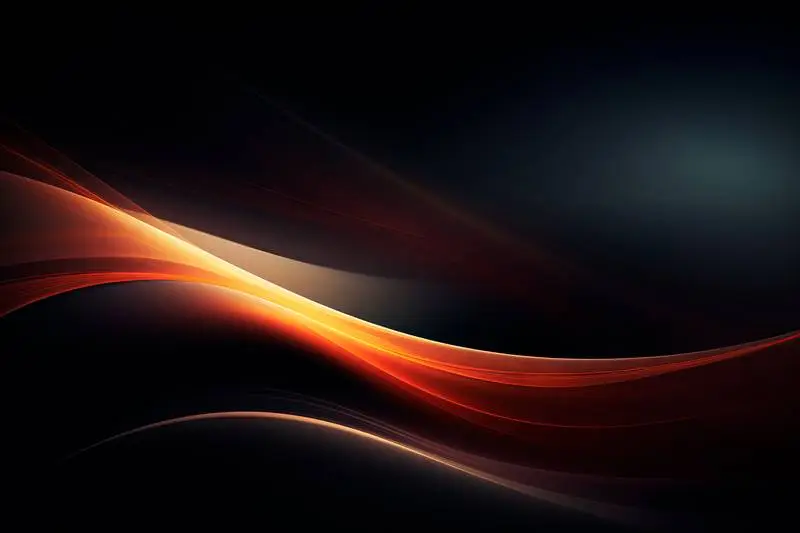 Abstract Background with Light Waving Lines