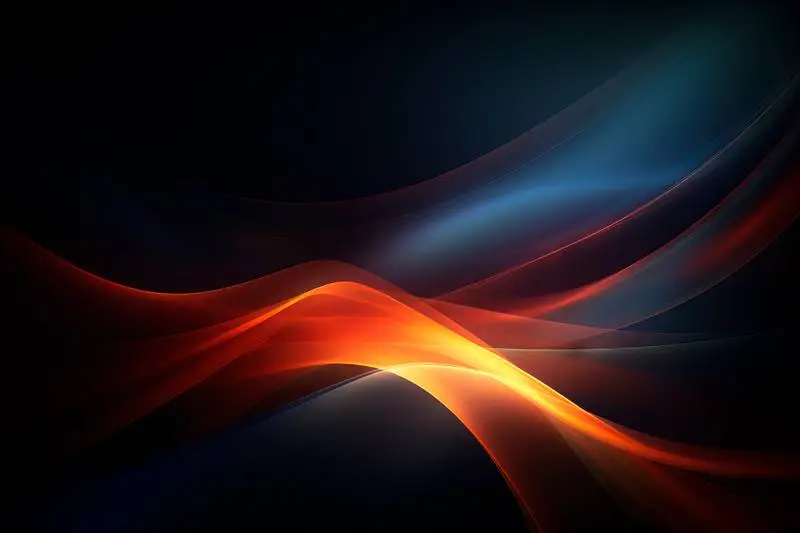 Dark Waving Abstract Background