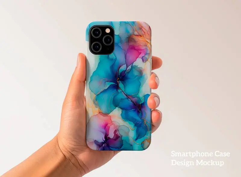 Smartphone Case Design Mockup