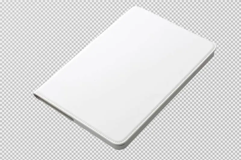 Photo of a Blank Pro Tablet Case Isolated on Transparent Background