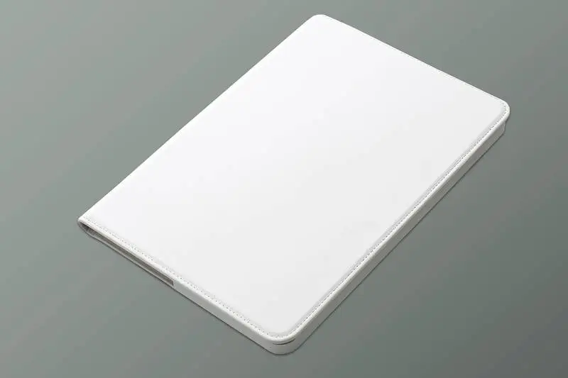 Minimalist Photo of a Blank Pro Tablet Case Isolated on Light Background