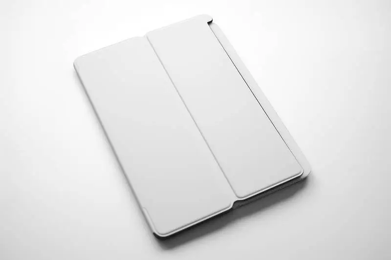 Photo of a Blank Pro Tablet Case Isolated on White Background
