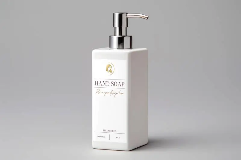 Ceramic Bottle Label Mockup