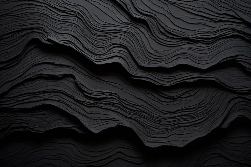 Black Background with Wavy Texture