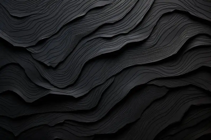 Black Background with Rippled Texture