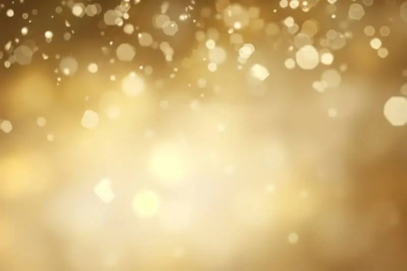 Image of Faded Lights on a Golden Background