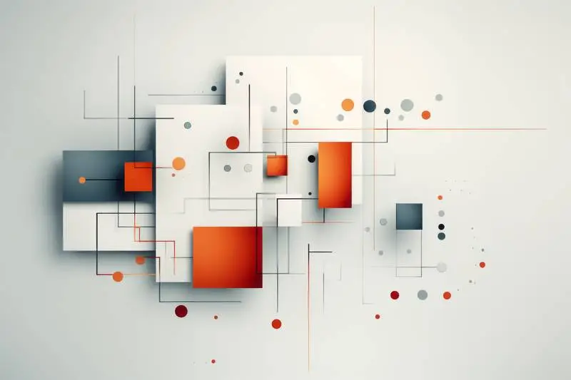 Minimalist Background With Vintage Colour Palette
