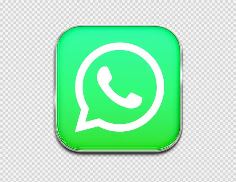 Whatsapp Logo in Enamelled Sheet Metal Style