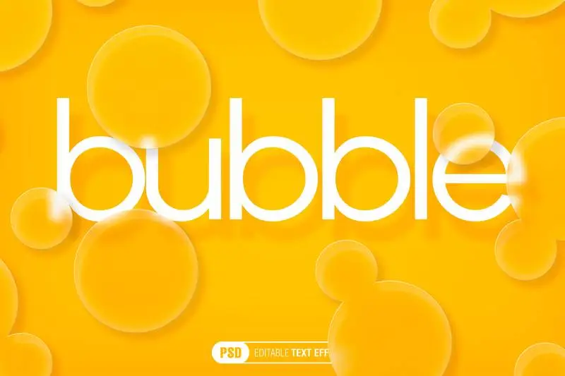 Editable Yellow Focused Text Effect