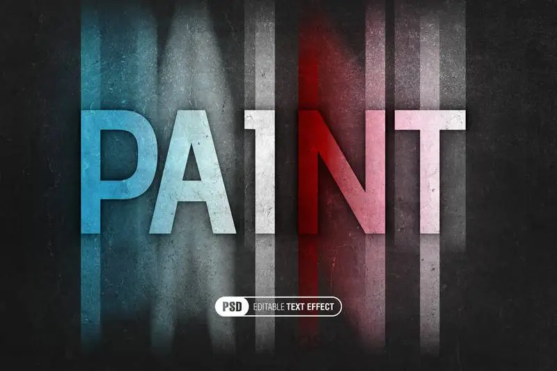 Editable Grunge Text Effect