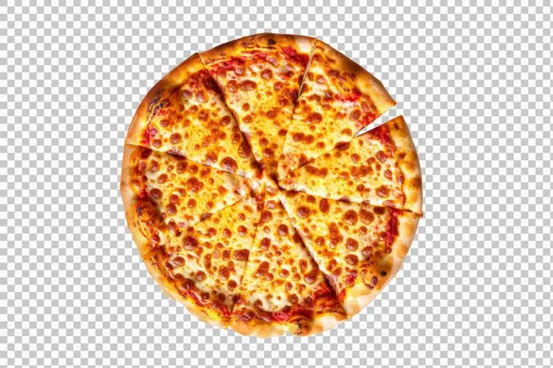Pizza Isolated on a Transparent Background