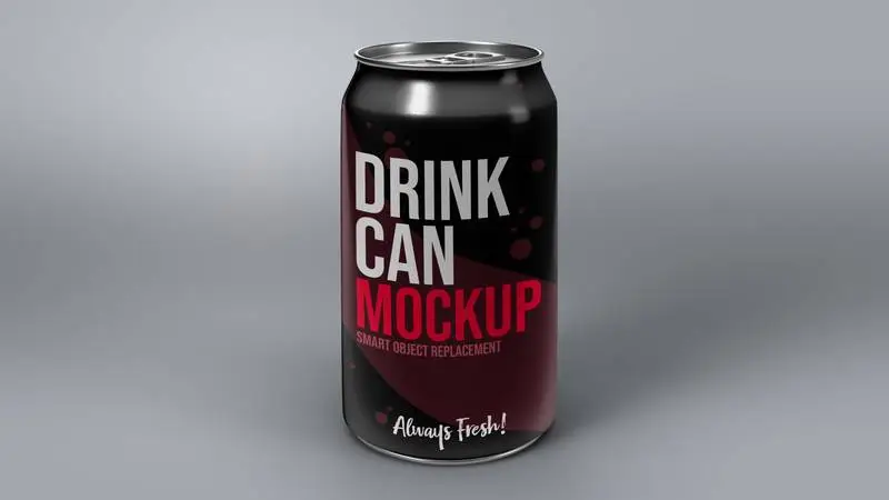 Drink Can Mockup