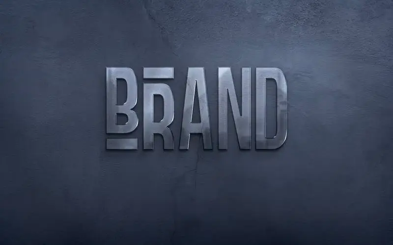 Glass Logo Text Effect