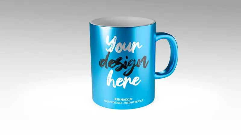 Bright Coloured Mug Mockup
