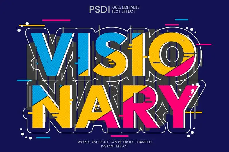 Creative Editable Text Effect