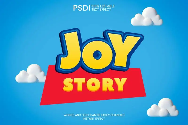 Editable Cartoon Movie Text Effect