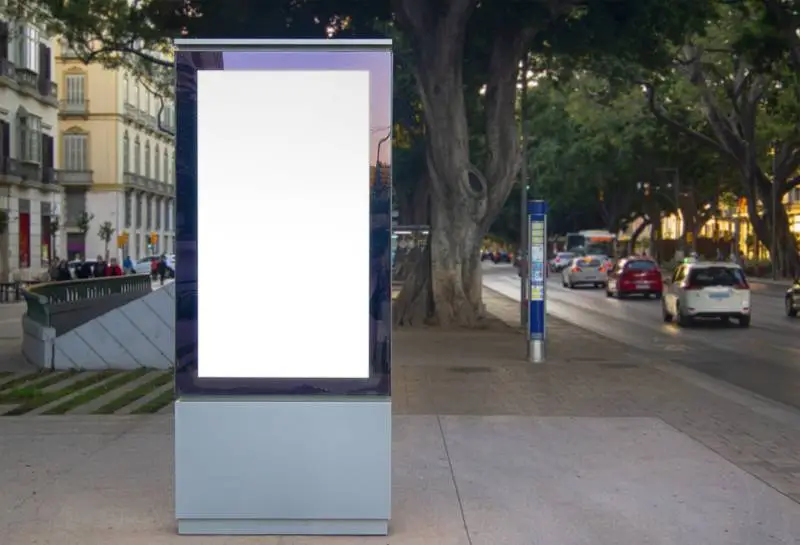 Outdoor Urban Advertisement Panel Photo
