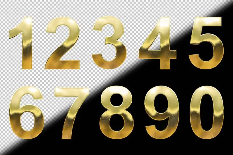Collection of Golden Numbers PSD Templates