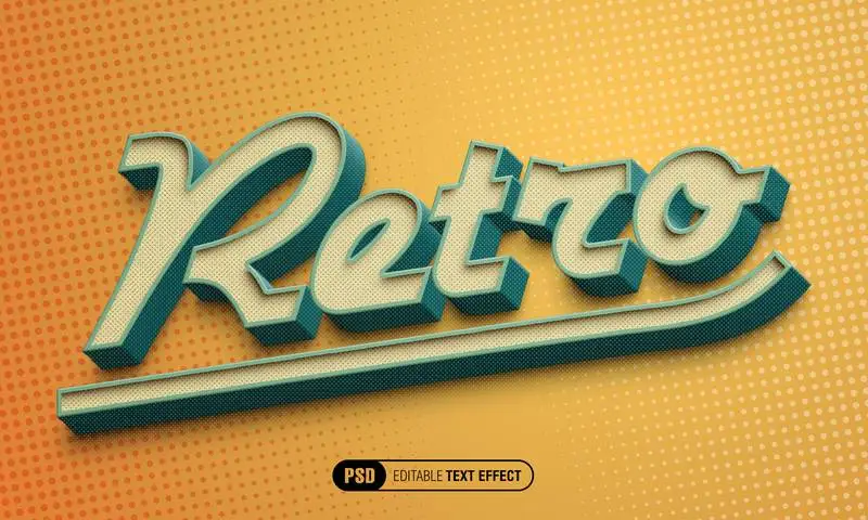 Retro Text Effect Classic