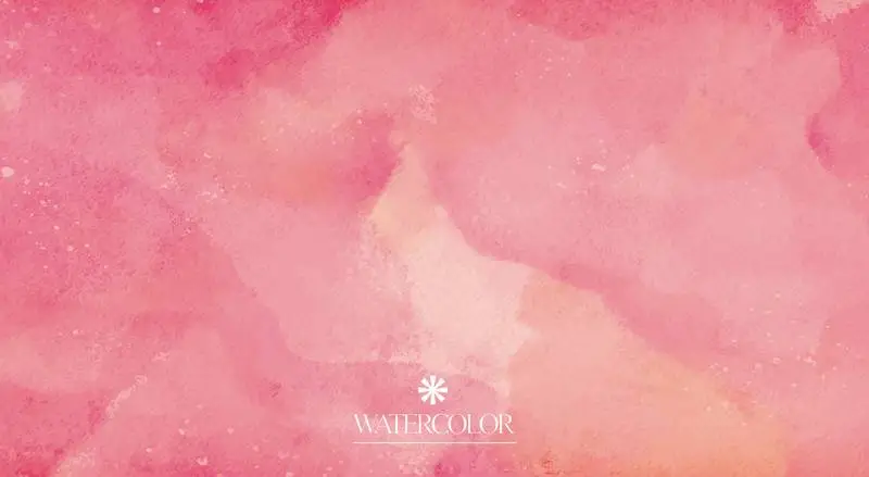 Pink Watercolor Background Vector