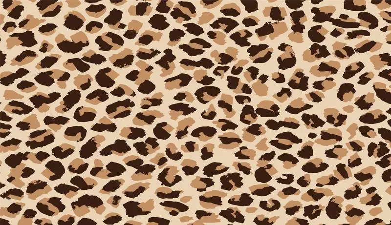 Leopard Skin Texture Vector