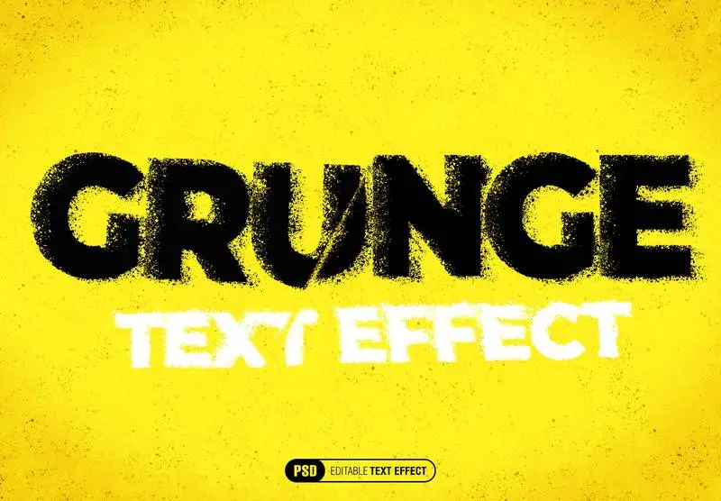 Grunge Text Effect Urban