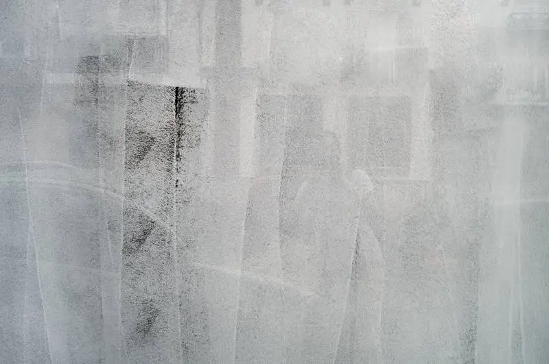 Texture of White Painted Wall Photo