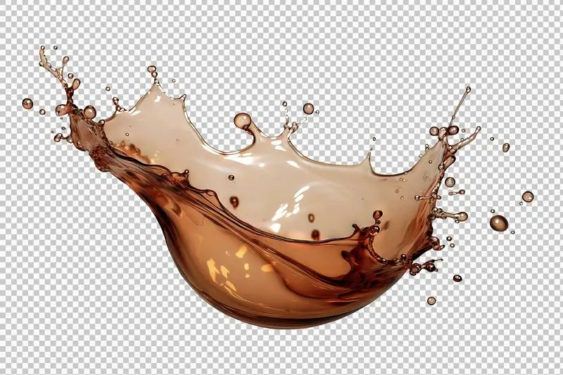 Drink Splash Isolated on a Transparent Background PNG
