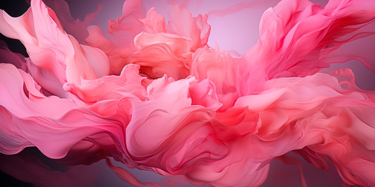 Abstract Pink Paint Explosion